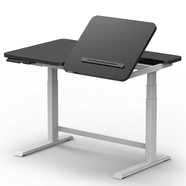 Fabricante, escritorio el&eacute;ctrico de pie Convertible moderno de Metal, mesa inclinable, escritorio de pie, escritorio inclinable de altura ajustable para oficina