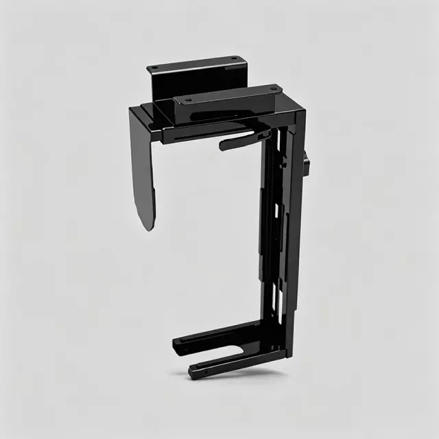 NATE HZJ-A verstellbarer CPU-Halter, schwarze Stahlhalterung